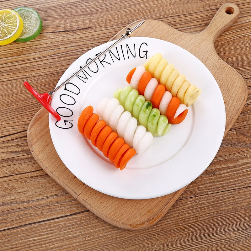 Vegetables Spiral Knife Carving Tool