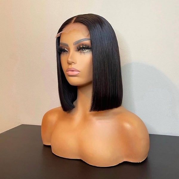 5x5 Closure Glueless Undetectable Lace Bob Wig | Pre-plucked