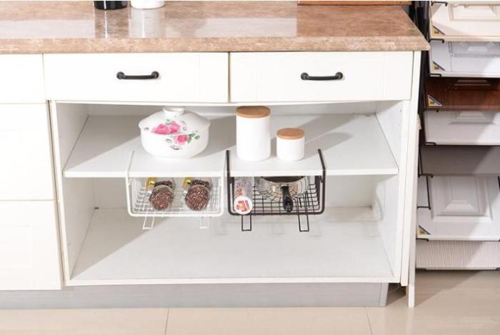 50% OFF TODAY—Hanging Basket Storage Rack