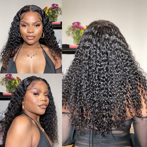 Luvme Hair 180% Density Deep Wave Glueless 13x4 Frontal Lace Wig - US Only